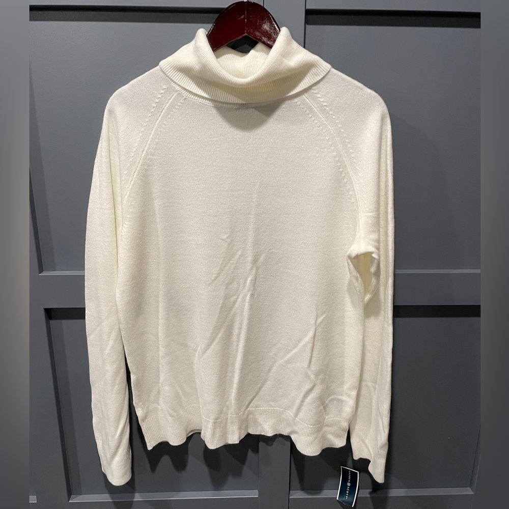 Karen Scott Womens Lightweight turtleneck sweater
